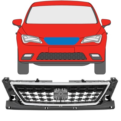 Grille for Seat Leon 2012-2020 / Set 11477