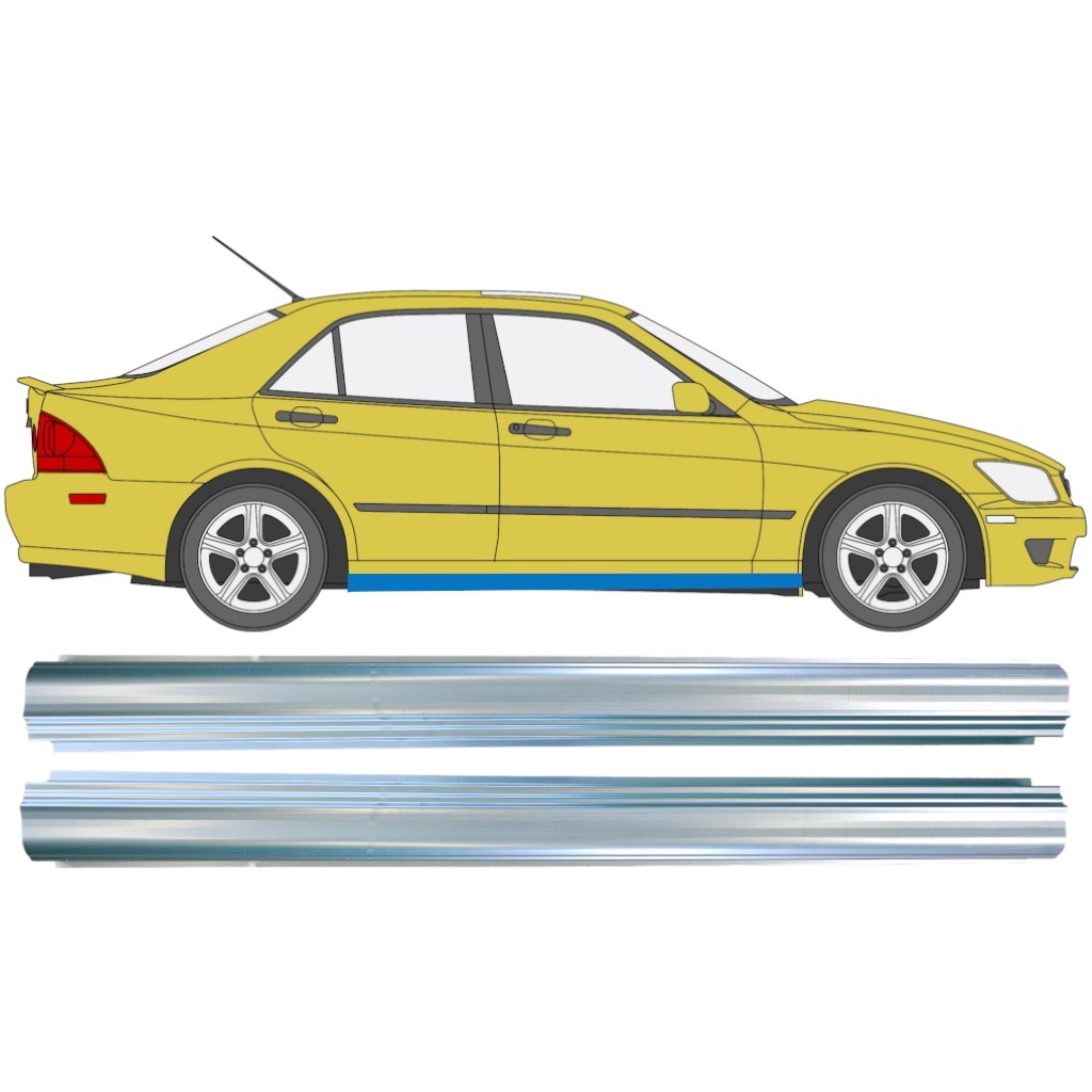 Sill Repair Panel For Lexus Is 1998-2005 / Left = Right (Symmetrical) / Set 10384
