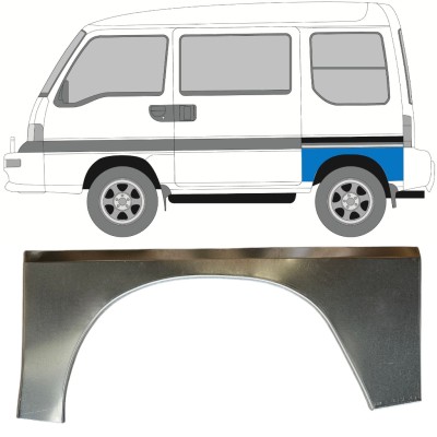 Rear wing repair panel for Subaru Libero 1983-1998 / Left 15050