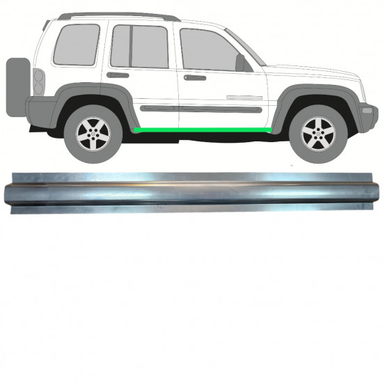  JEEP LIBERTY 2001-2008 INNER SILL REPAIR / RIGHT = LEFT 