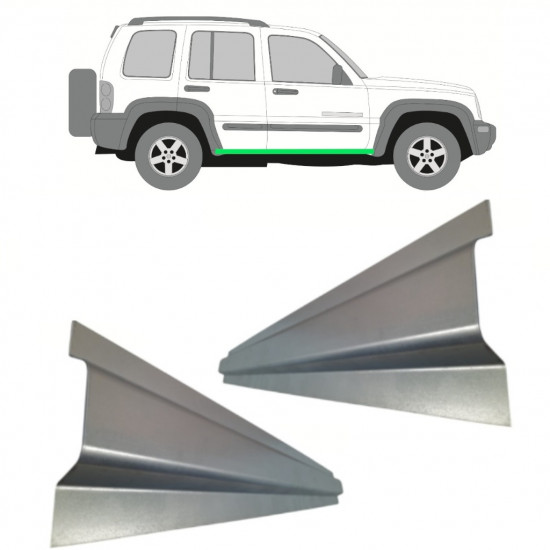  JEEP LIBERTY 2001-2008 INNER SILL REPAIR / RIGHT = LEFT / SET