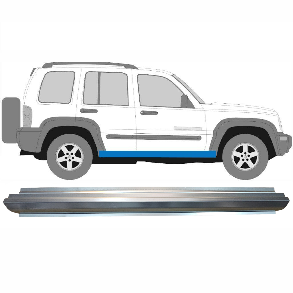  JEEP LIBERTY 2001-2008 SILL REPAIR PANEL / RIGHT = LEFT