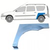 Rear wing repair panel