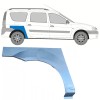 Rear wing repair panel