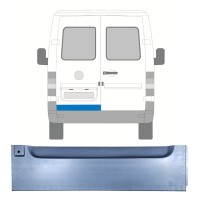 Rear door repair panel for Volkswagen LT 1996-2005 / Left 16592