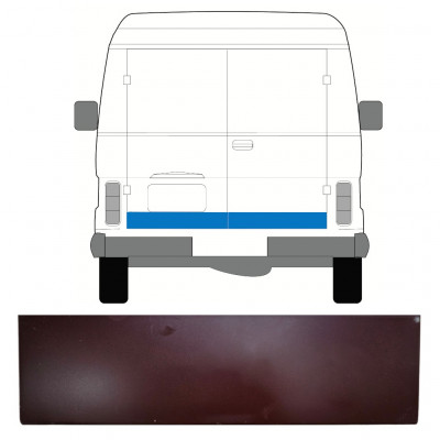 Rear door repair panel for Volkswagen LT 1975-1996 / Left = Right (symmetrical) 7957