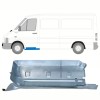 Front step repair panel with part of the sill