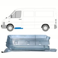 Front step repair panel with part of the sill for Volkswagen LT 1996-2005 / Left 16566