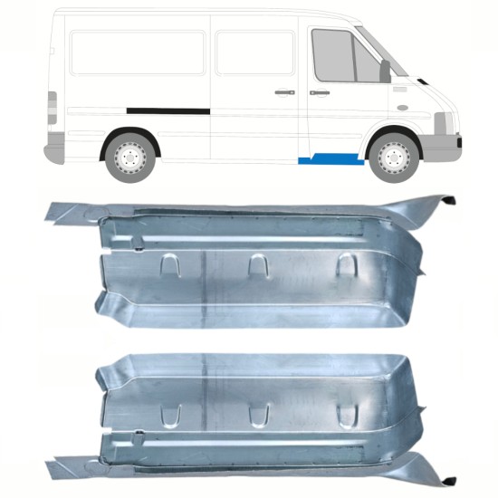 Front step repair panel with part of the sill for Volkswagen LT 1996-2005 / Left+Right 16567