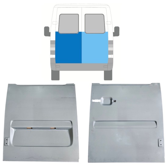 Rear door repair panel for Volkswagen LT 1996-2005 / Left+Right 16562
