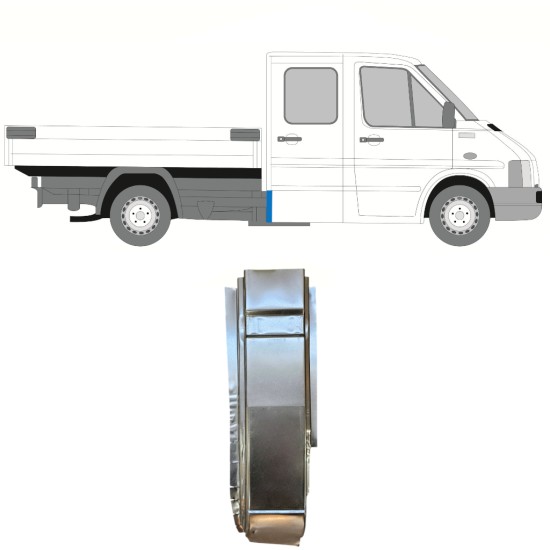 Rear corner repair panel for Volkswagen LT 1996-2005 / Right 16594