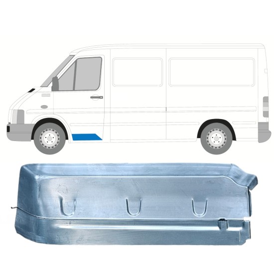 Front step repair panel for Volkswagen LT 1996-2005 / Left 16542