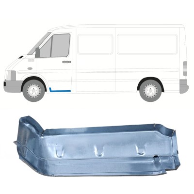Front step repair panel for Volkswagen LT 1996-2005 / Left 16605