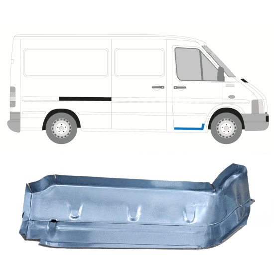 Front step repair panel for Volkswagen LT 1996-2005 / Right 16604