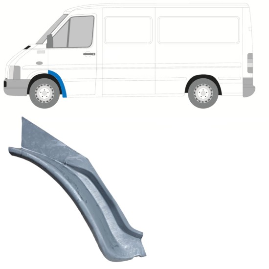 Inner front wing repair panel for Volkswagen LT 1996-2005 / Left 16603