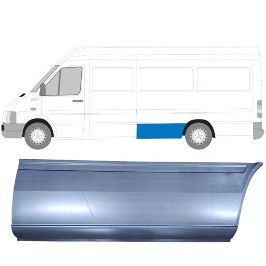 Rear wing repair panel