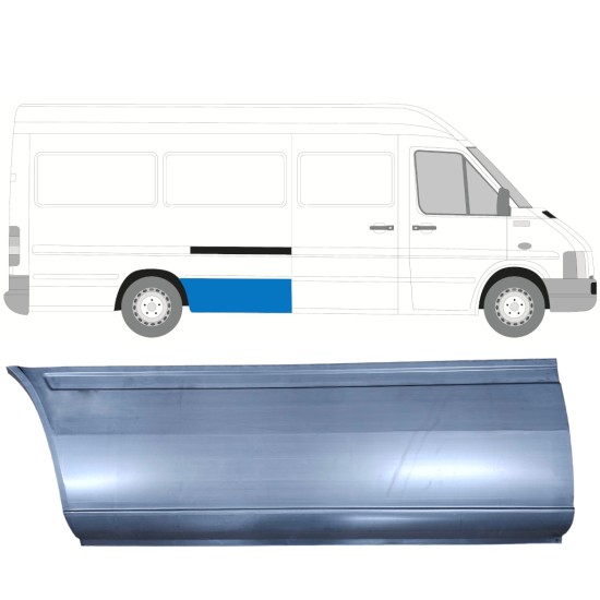 Rear wing repair panel