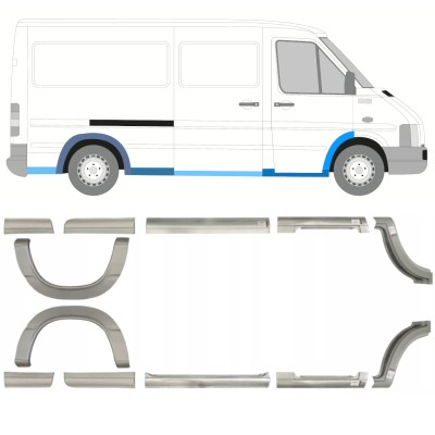 Repair panel set for Volkswagen LT 1996-2005 / Left+Right / 14388