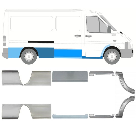 Repair panel set for Volkswagen LT 1996-2005 / Left+Right 16612