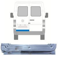 Rear door repair panel for Volkswagen LT 1996-2005 / Left 16590