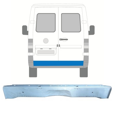 Inner rear section repair panel for Volkswagen LT 1996-2005 14240