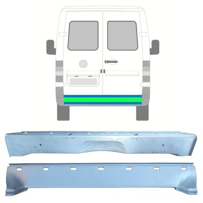 Rear repair panel for Volkswagen LT 1996-2005 / Set 14274