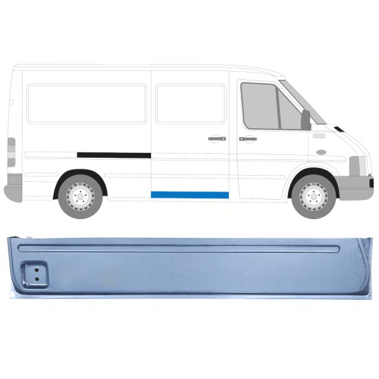 Inner sliding door repair panel