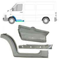 Inner sill, wing, and front step repair panel for Volkswagen LT 1996-2005 / Left 16574