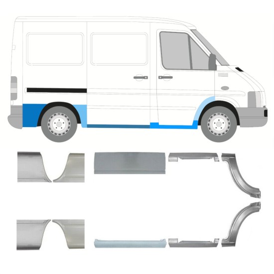 Repair panel set for Volkswagen LT 1996-2005 / Left+Right 16613