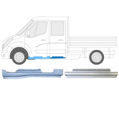 Repair panel set for Nissan NV400 2010- / Left 15713
