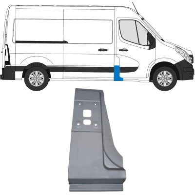 Pillar repair panel for Opel Movano 2010-2021 / Right 16918