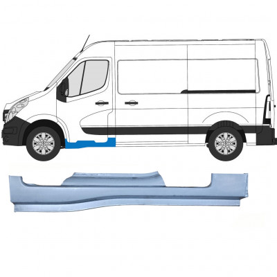 RENAULT MASTER 2010- FRONT SILL REPAIR PANEL / LEFT