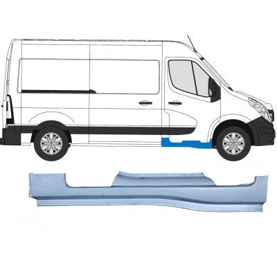 RENAULT MASTER 2010- FRONT SILL REPAIR PANEL / RIGHT