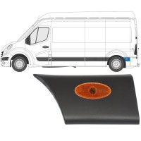 Rear wing side trim with lamp for Opel Movano 2010-2021 / Left / Set 13258