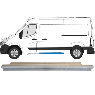 Sliding door sill repair panel for Nissan NV400 2010- / Left 15706