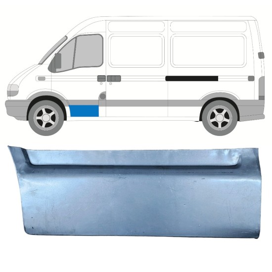 Front door repair panel for Renault Master 1998-2010 / Left 16008
