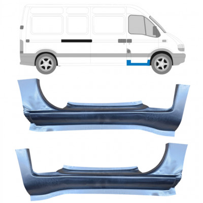 Sill repair panel for Renault Master 1998-2010 / Left+Right / Set 9451