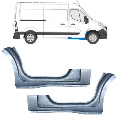 RENAULT MASTER 2010- 1/3 FRONT SILL PANEL / SET