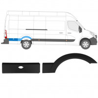 Side trim for Renault Master 2010- / Right / Set 10920