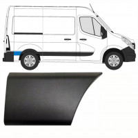 Rear side trim behind the wheel for Renault Master 2010- / SWB / Right /  8707