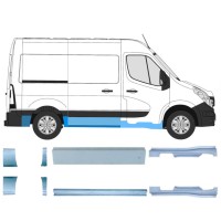 Repair panel set for Opel Movano 2010-2021 / Left+Right / 15286