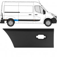 Rear wing side trim with lamp for Renault Master 2010- / L2 / Right 10930