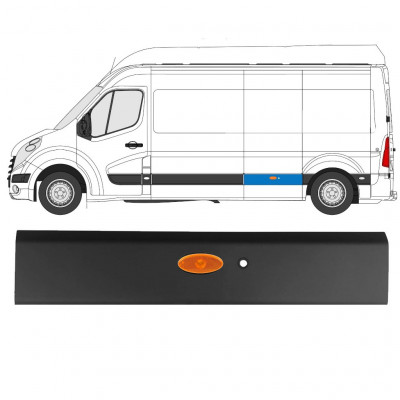 RENAULT MASTER 2010- MOULDING TRIM PANEL LONG PDC WITH LAMP / LEFT