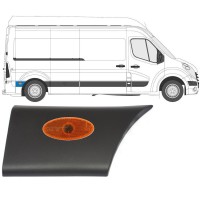 Rear wing side trim with lamp for Nissan NV400 2010- / Right / Set 15656