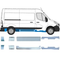 Repair panel set for Renault Master 2010- / Left+Right / 14926