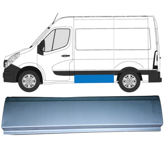 Side repair panel for Nissan NV400 2010- / Left 15708