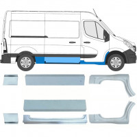 Repair panel set for Renault Master 2010- / SWB /  10063