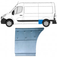 Front section rear wing repair panel for Opel Movano 2010-2021 / Left 15267