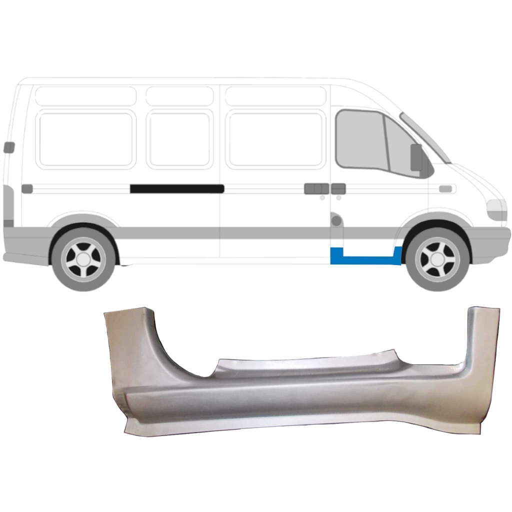 Renault Master 1998-2010 Sill Repair Panel / Right