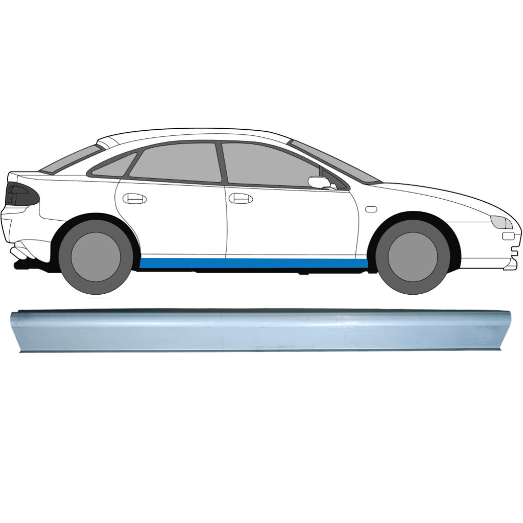 Sill Repair Panel For Mazda 323F Ba 1994-1998 / Left = Right (Symmetrical) 6684